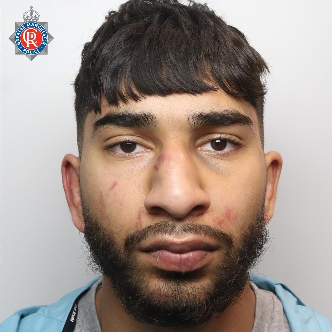 Man who assaulted two police officers at Manchester Airport in 2024 jailed for three and a half years