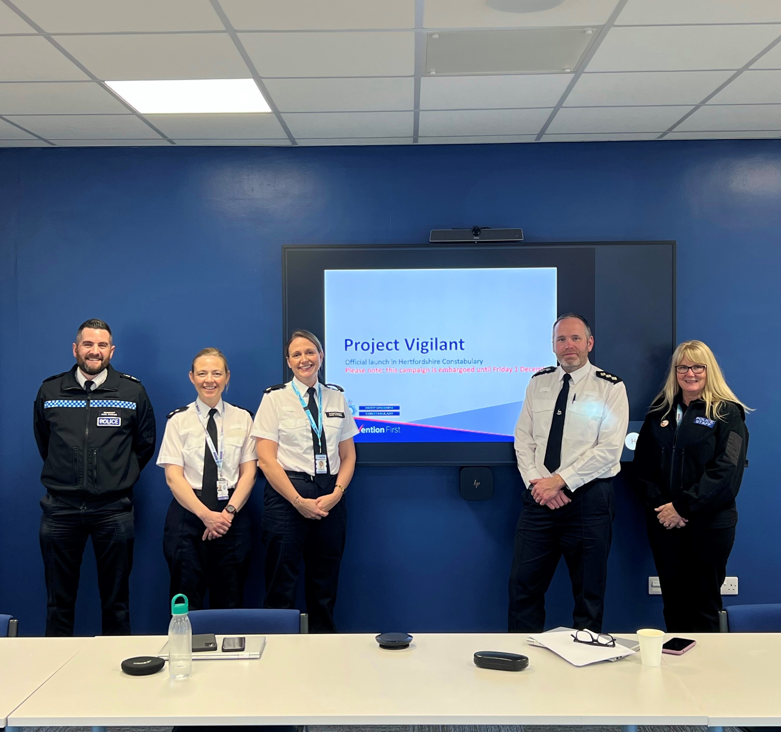 Officers and staff involved in Project Vigilant