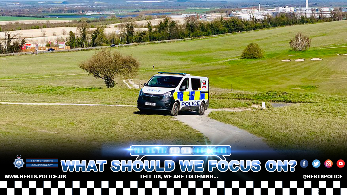 Police van in royston