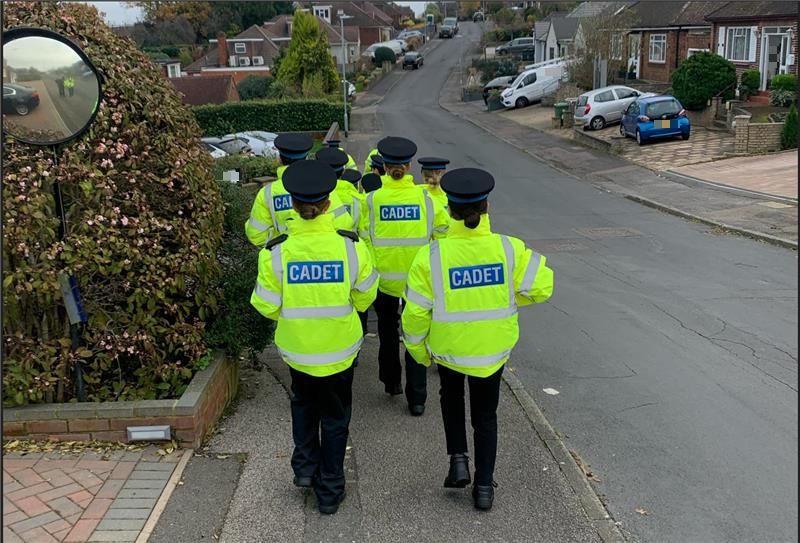 cadets out in the community