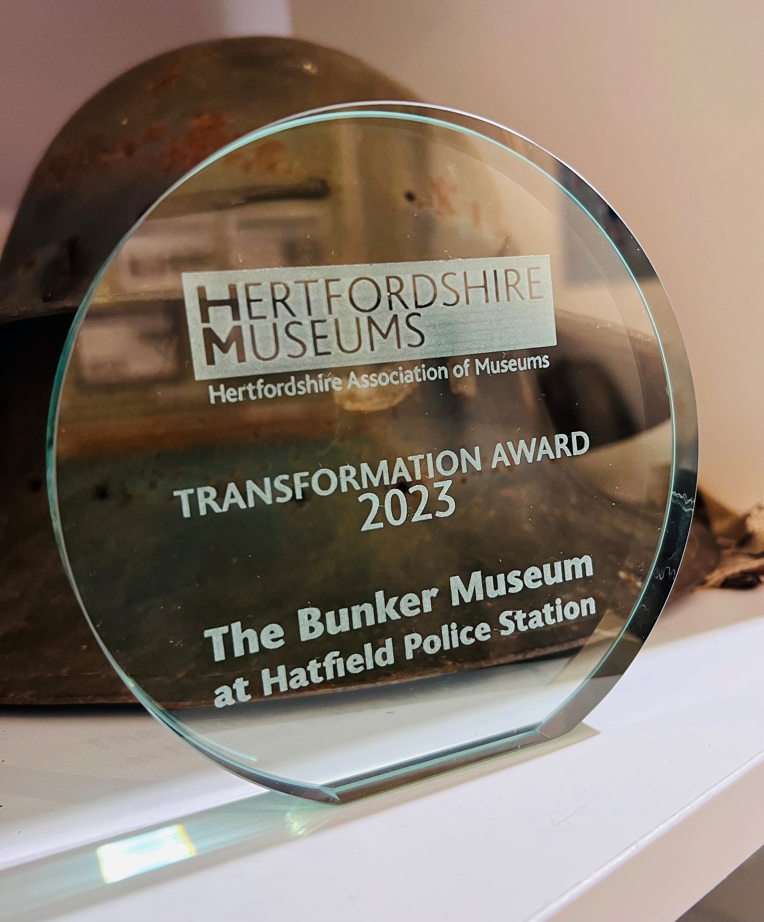 The Transformation Project of the Year award. Photo credit: Herts Police