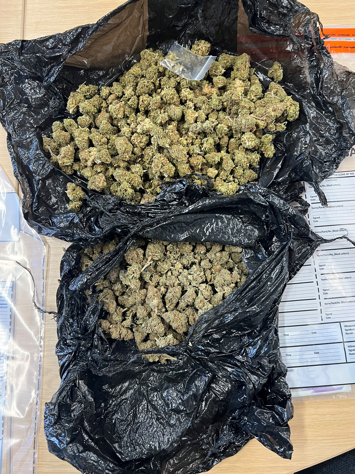 Seized drugs