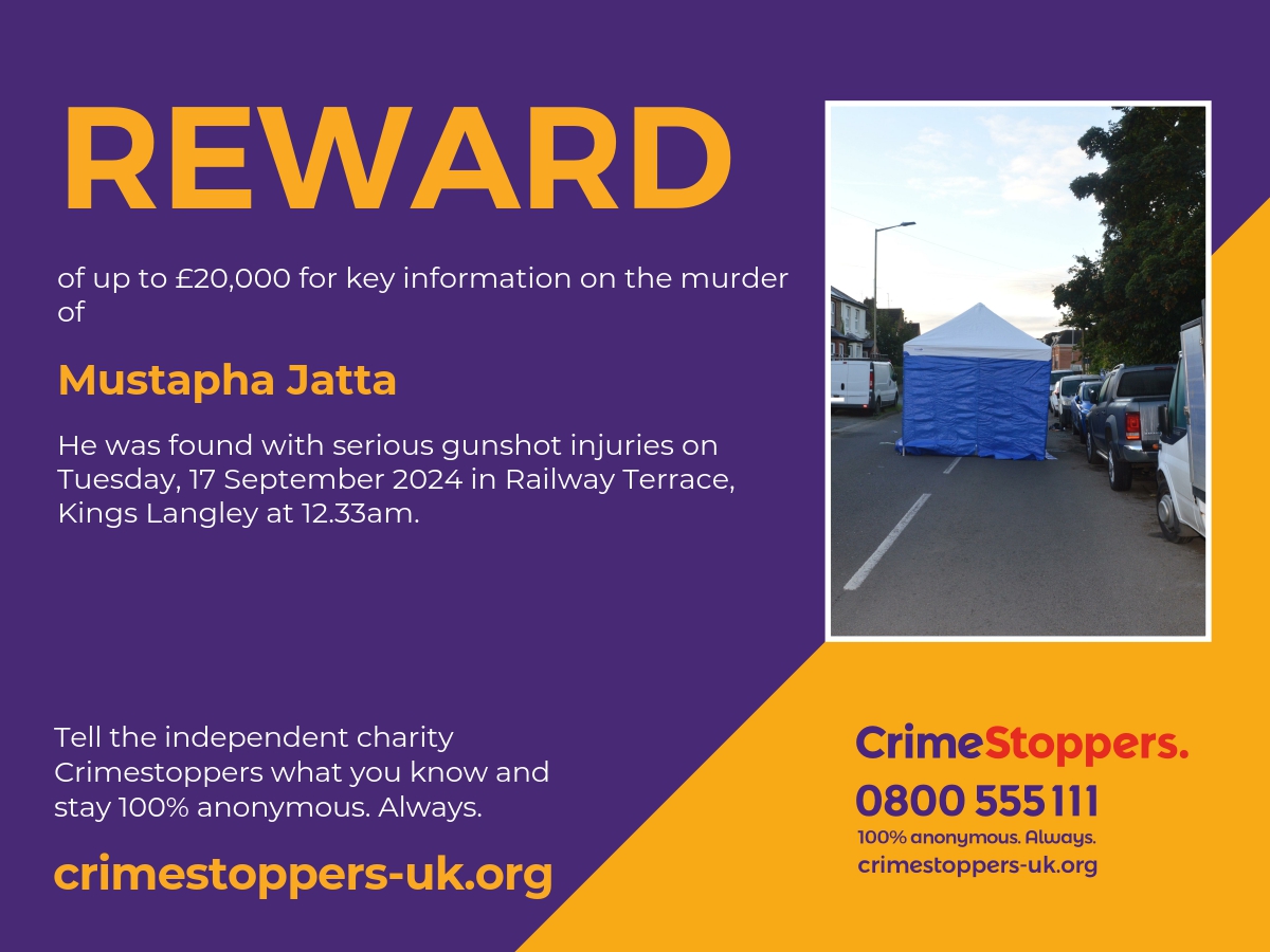 Crimestoppers reward tile