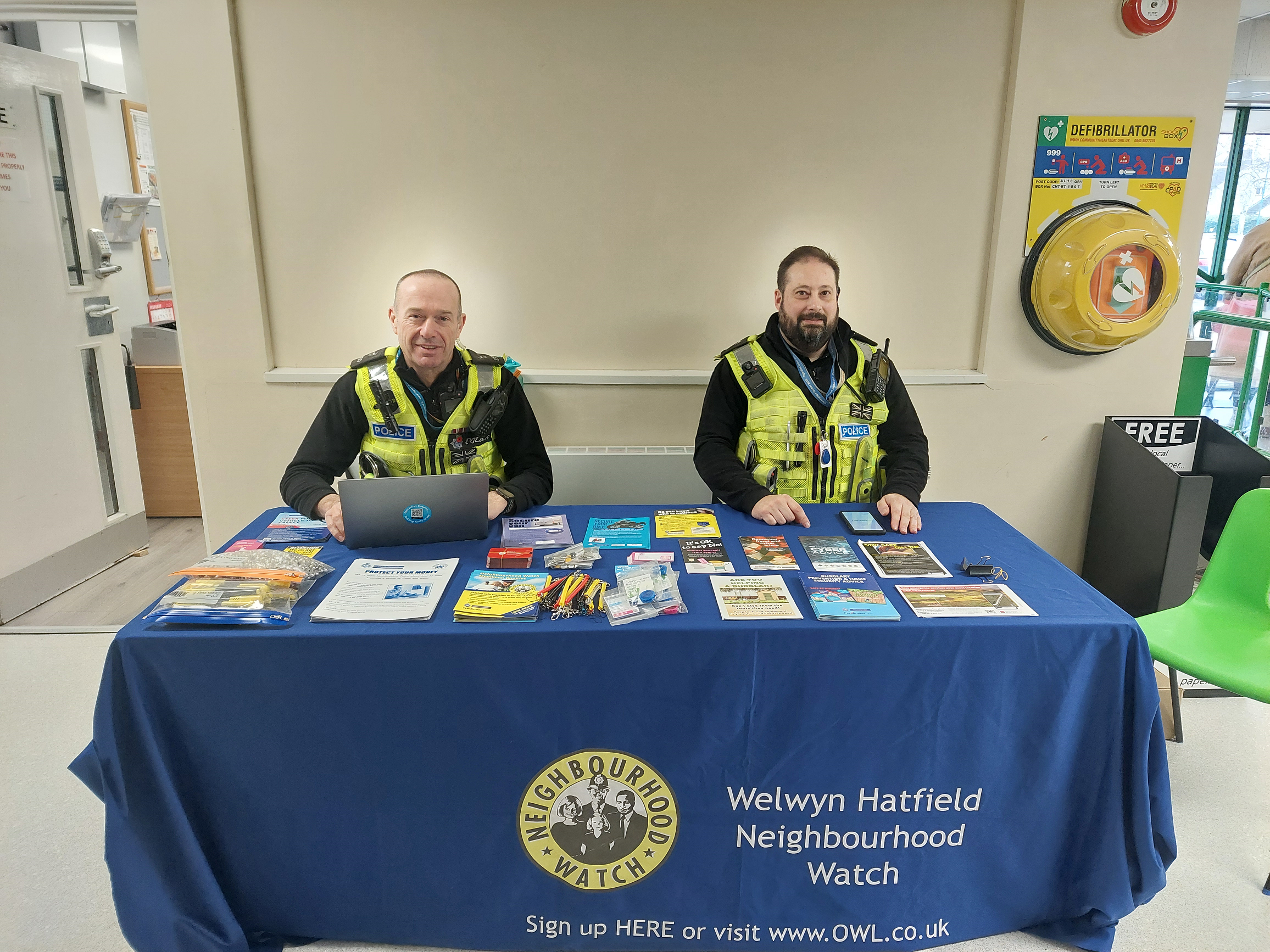 PC Andy Dockerill and PC Darren Turner