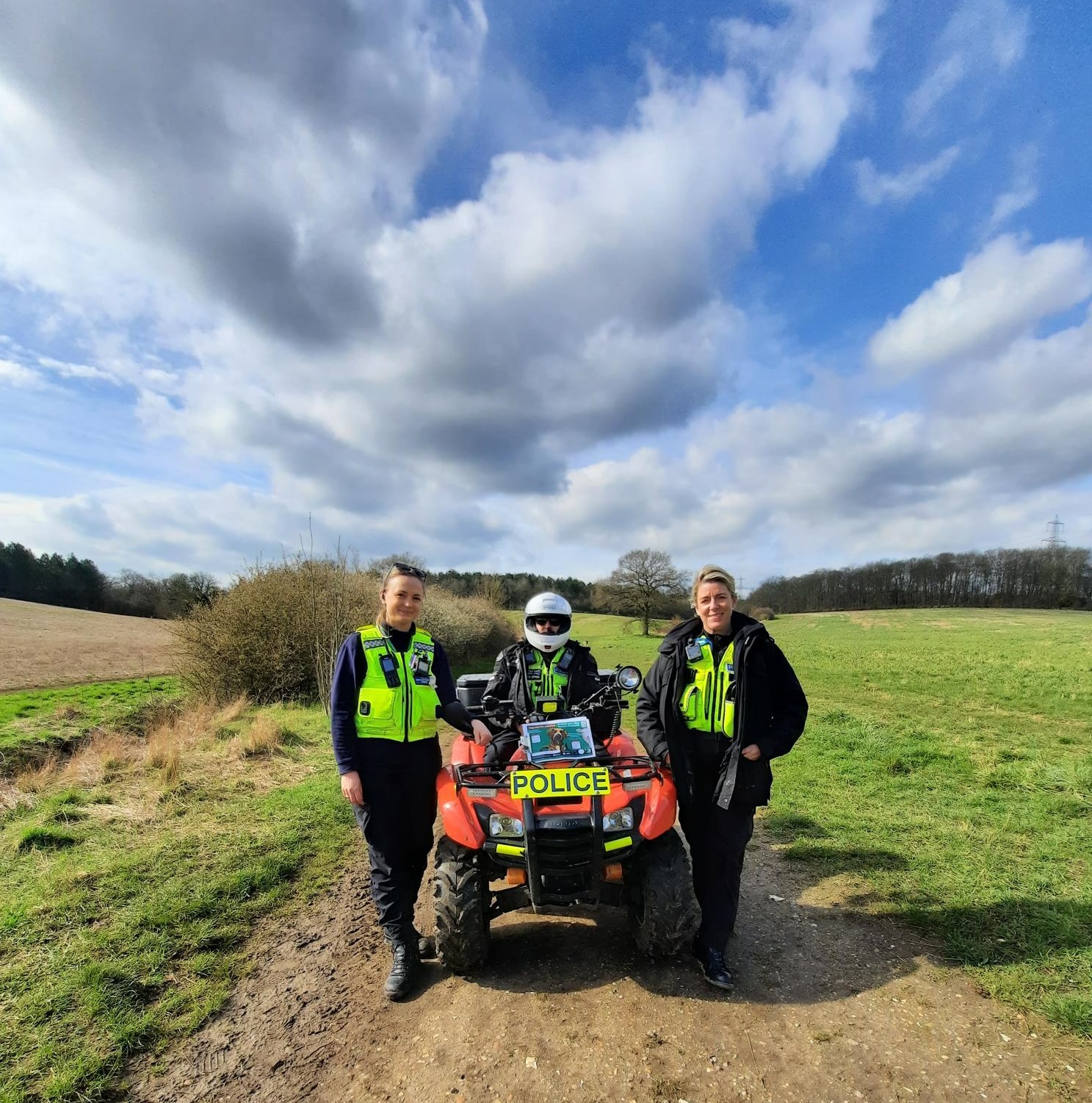 Officers out and about