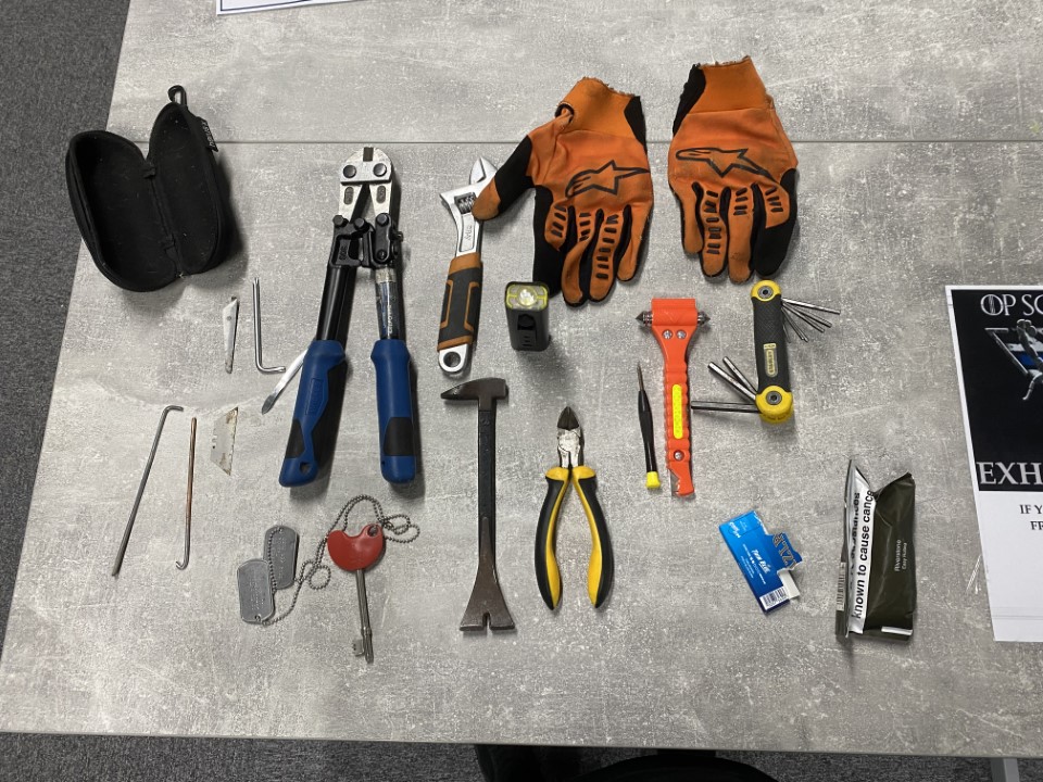 seized items