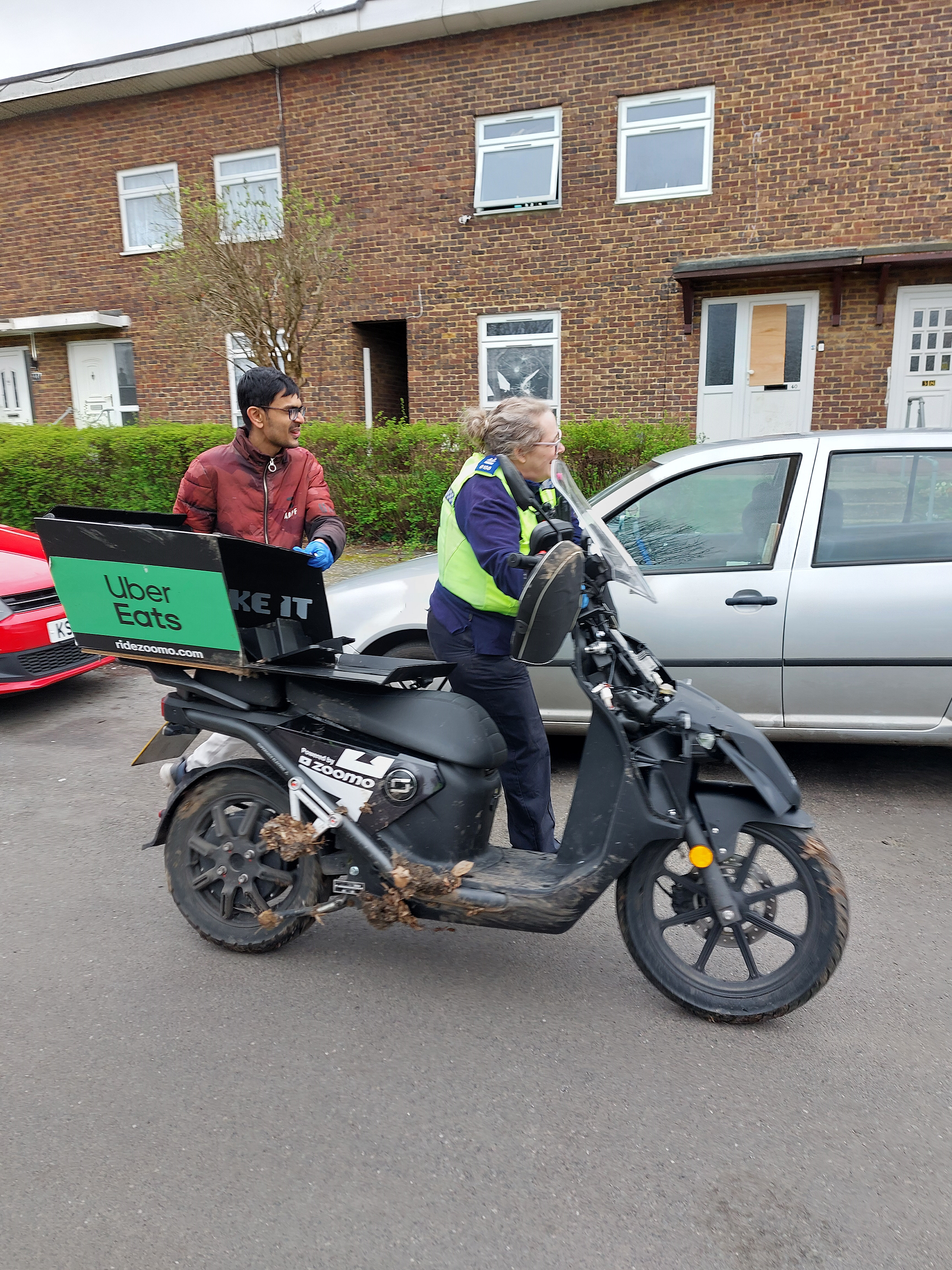 Recovered moped