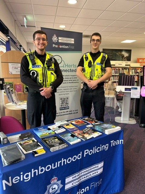 PC James Holt-Whittall and PC Reegan Dixon