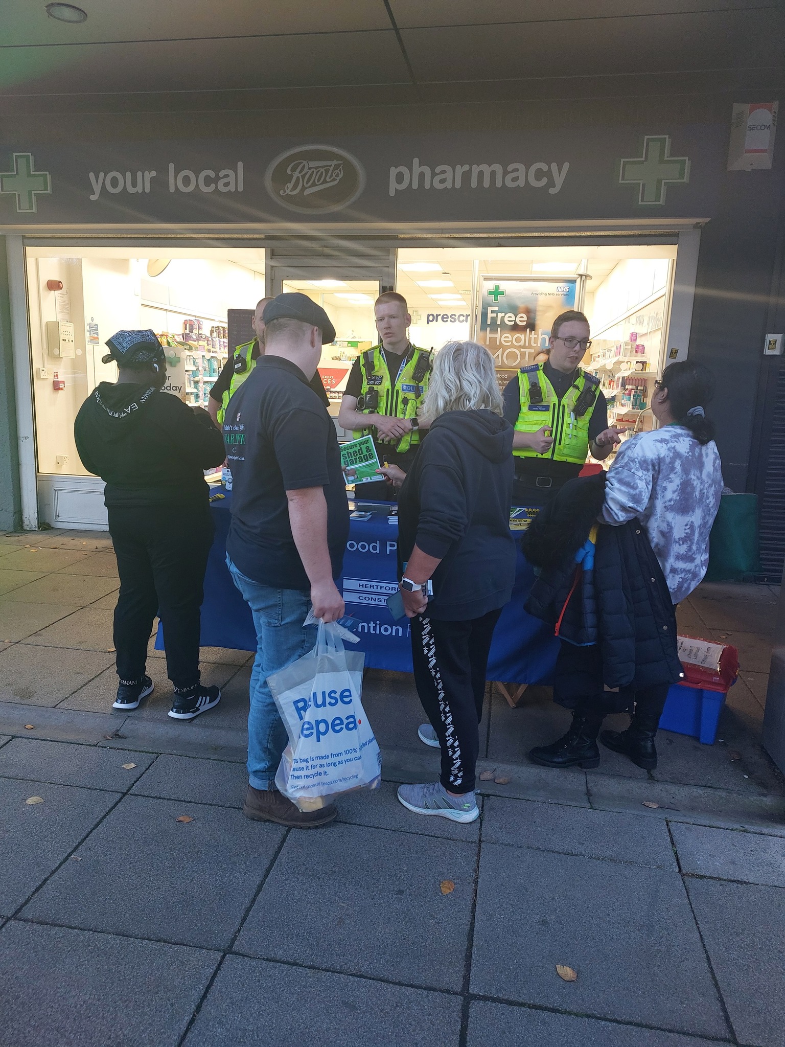 Police stall 
