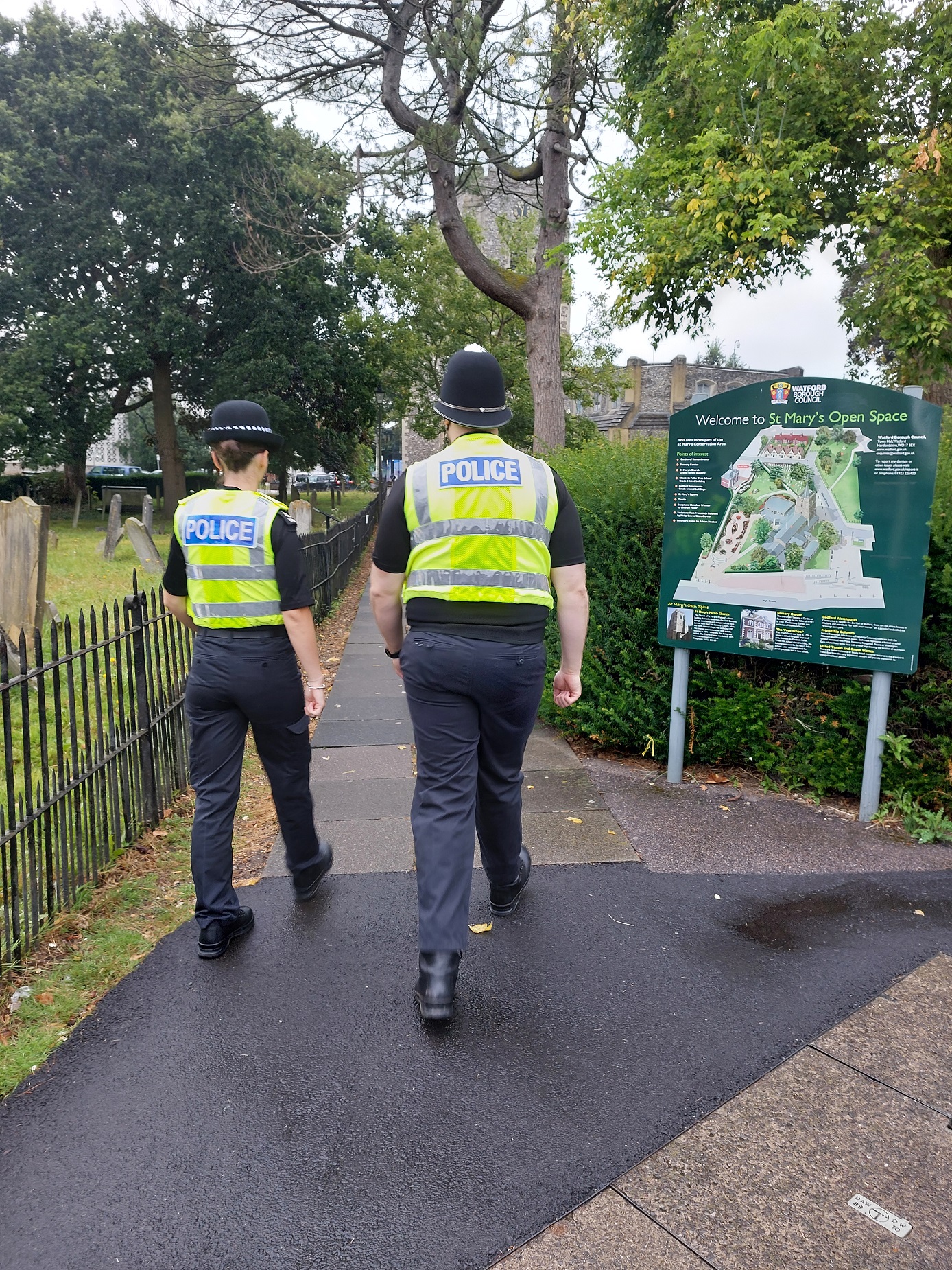 Image of two officers on patrol