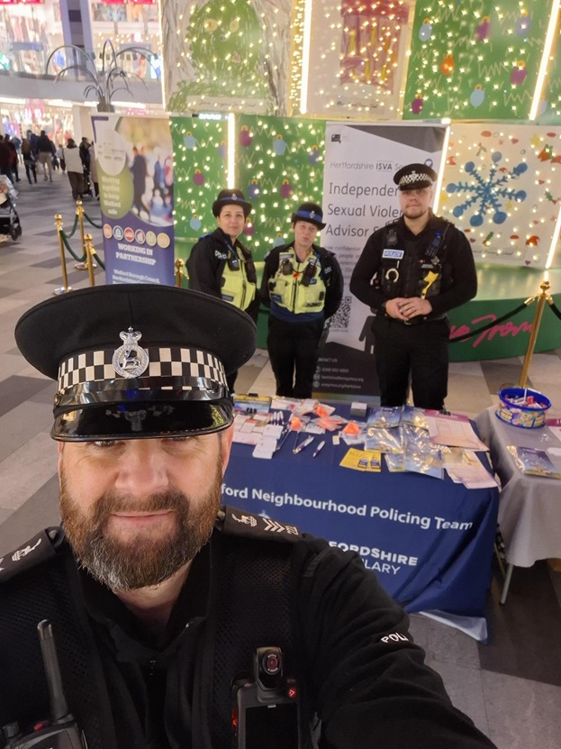 Police at Watford's Safer After Dark event