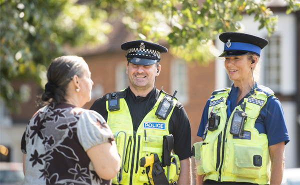 Police officer and PCSO