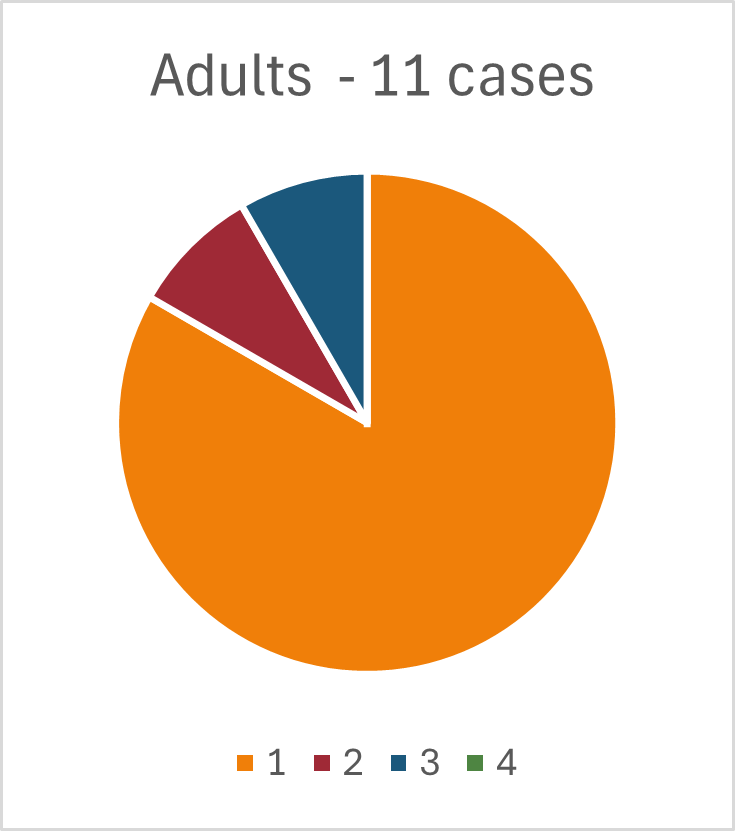 Adult cases