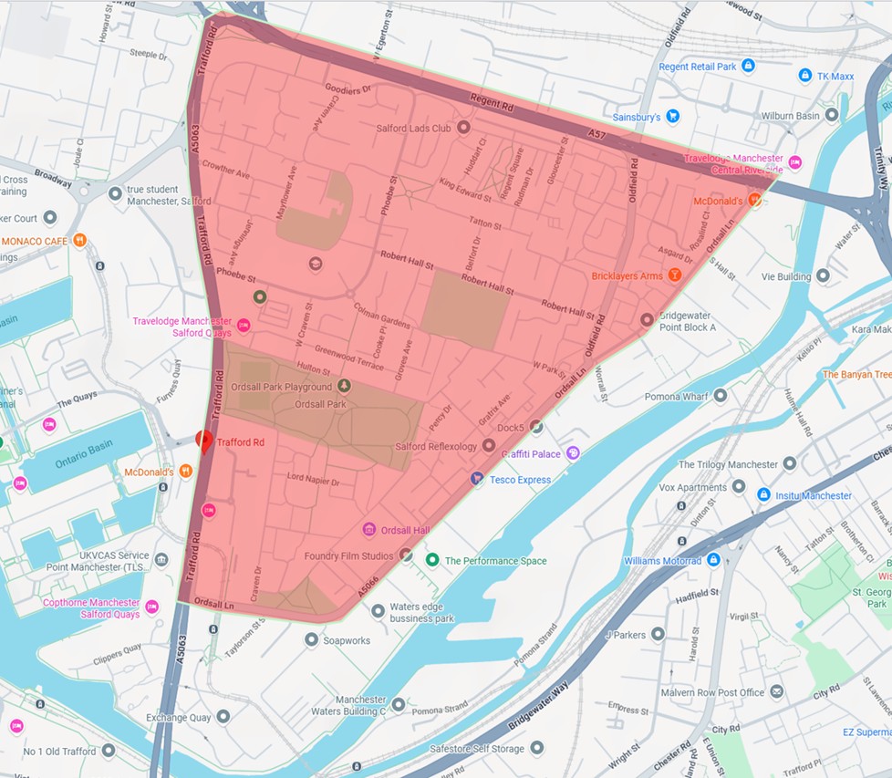 Dispersal area
